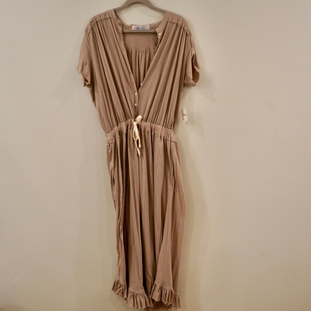 Free People Cinched Beach Dress
